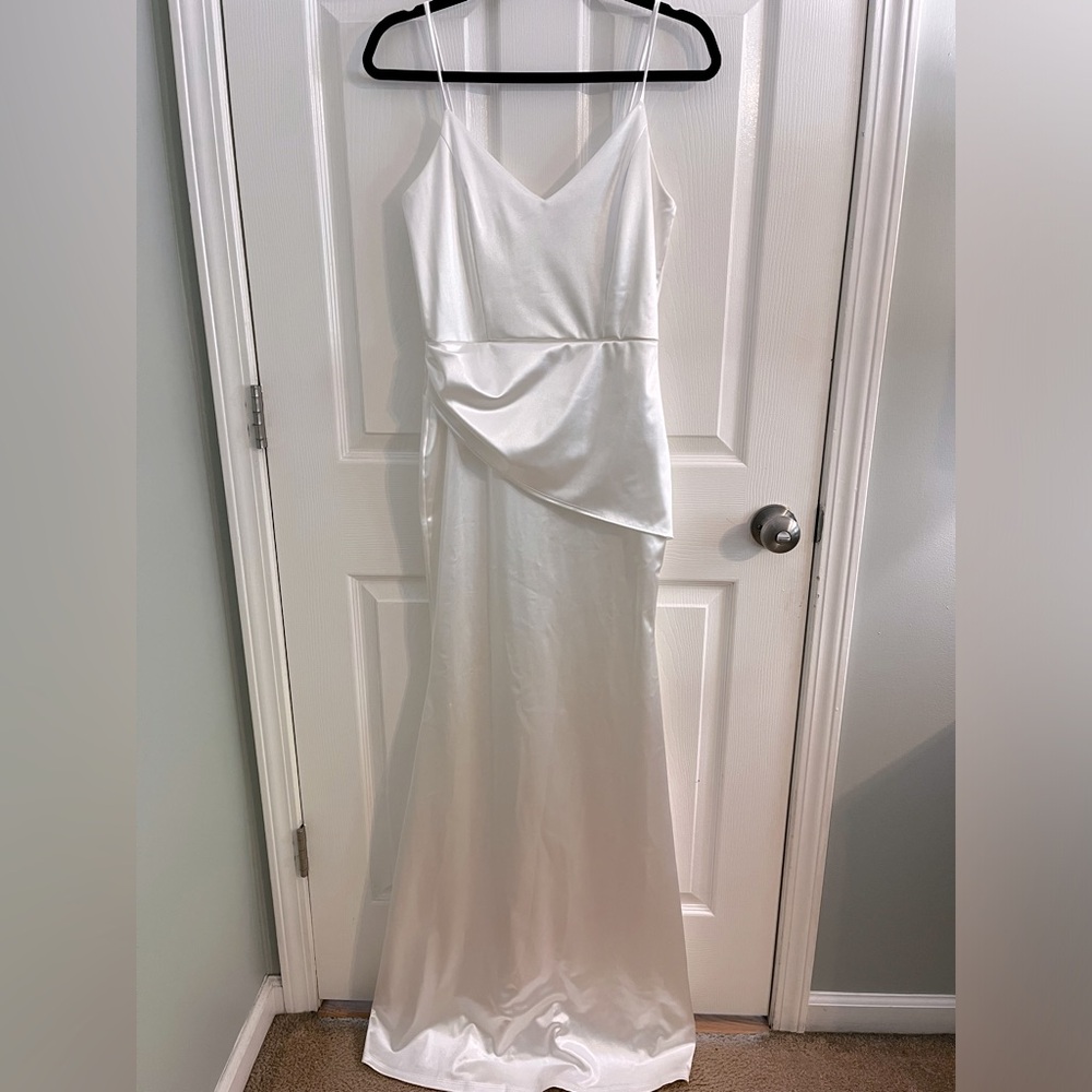 Windsor White Evening Gown